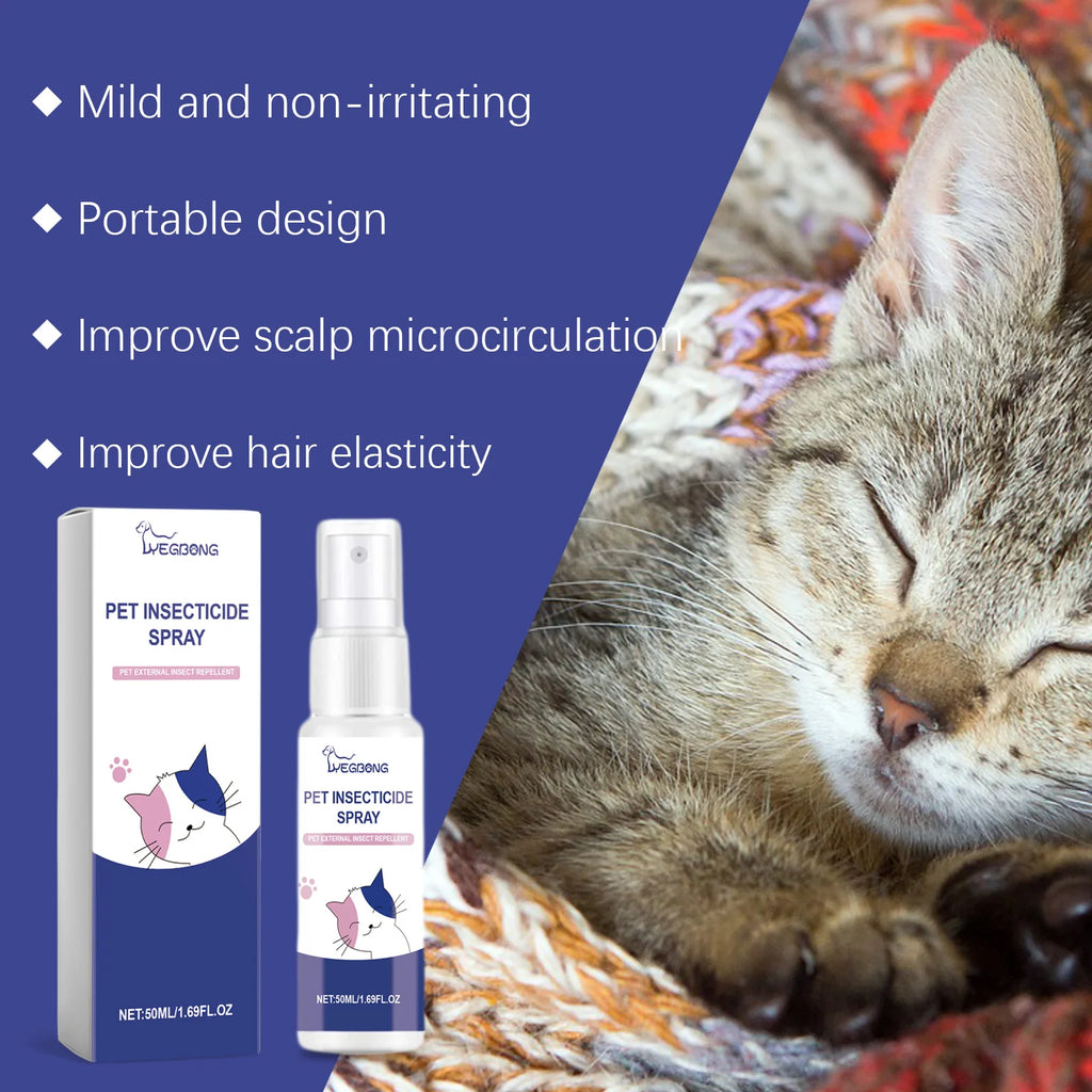 Pet Insect Repellent Spray Natural Non-irritating  Odor Protect Pet Skin