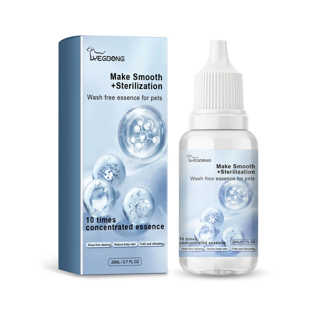 Pet Wash Free Essence Cleaning Removing Mite Deodorizing Reduce Itching Pet Hair Softening