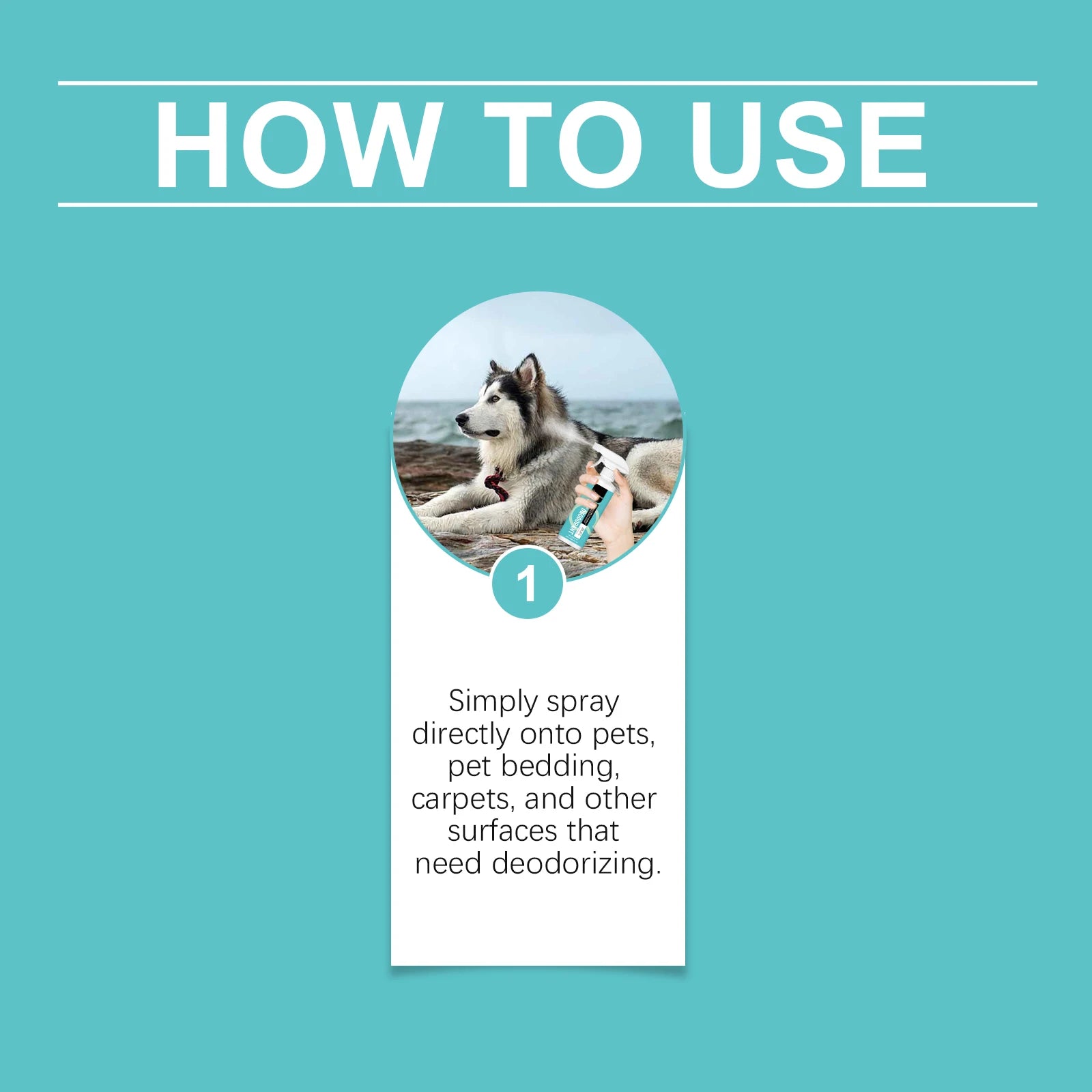 Pet Deodorant Spray Cleaning Gentle Non-irritating Promote Pet Health Lasting Remove Odor