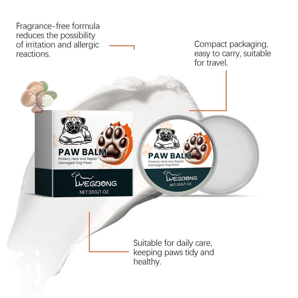 Pet Dog Paw Care Balm Moisturizer Repair Dry Cracked Skin Soothing Itching
