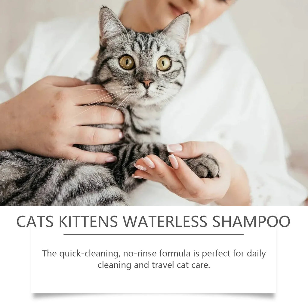Cat Cleaning Mousse Remove Dirt Oil Moisturizing Nourishing For Pet Kitten