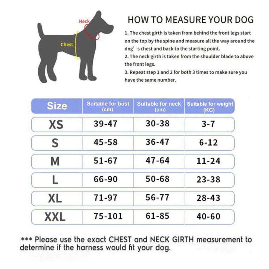 Dog Harness NO PULL Reflective Breathable Adjustable with ID Custom Patch