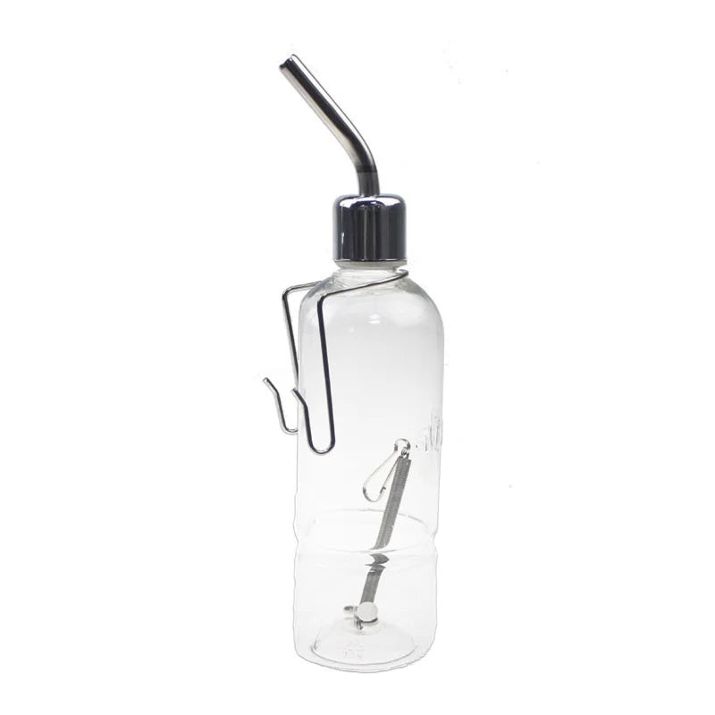Stainless Steel Hanging Waterer Guinea Pig, Rabbit Hamster Small Pet Water Drinking Bottle