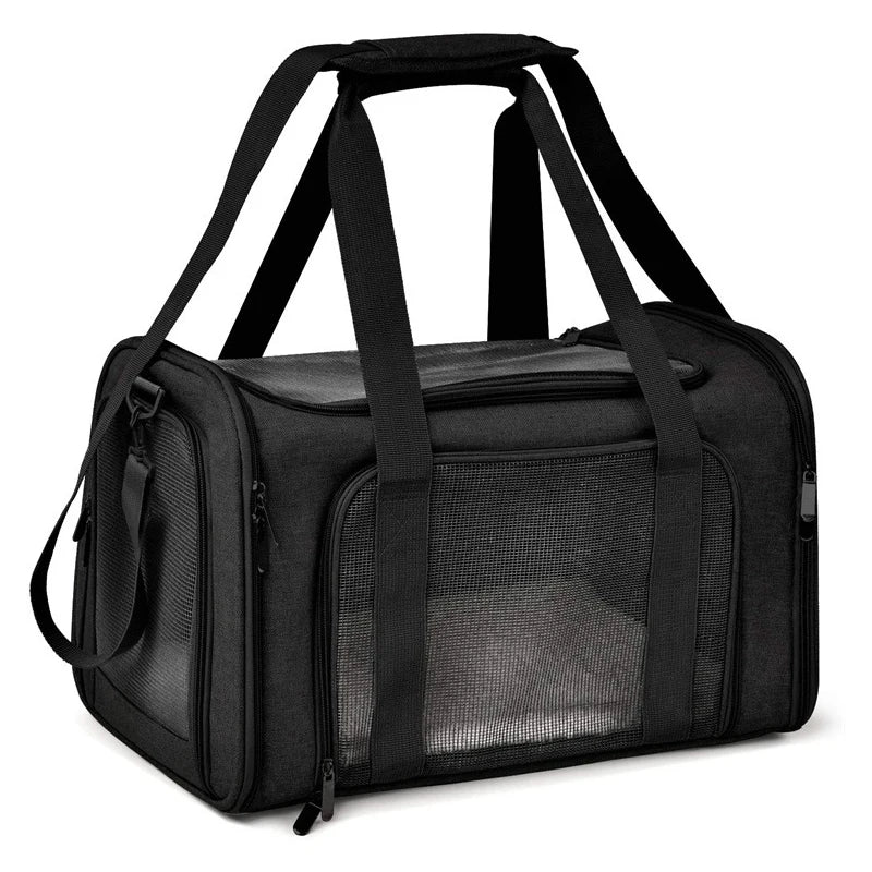 Pet Carriers Backpack Portable Breathable Foldable Shoulder Bag Cat Dog Carrier Bags Outgoing Travel Pets Handbag Transport Bag