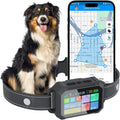Customizable GPS Dog Collar Fence, Waterproof LCD, 6998 ft ,App-Controlled