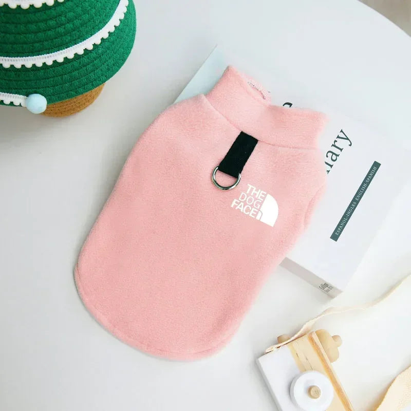 Autumn Winter Pet Dogs Clothes Fleece Warm Dogs Sweater