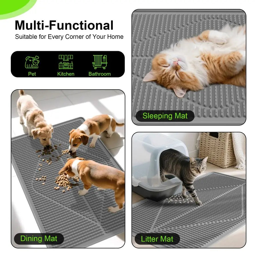 Cat Litter Mat XXL Waterproof Kitty Litter Box matt