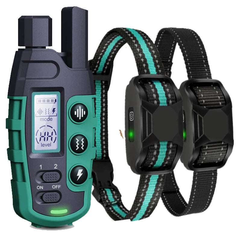 3300Ft Electric Dog Training Collar Remote Control Waterproof With Vibration