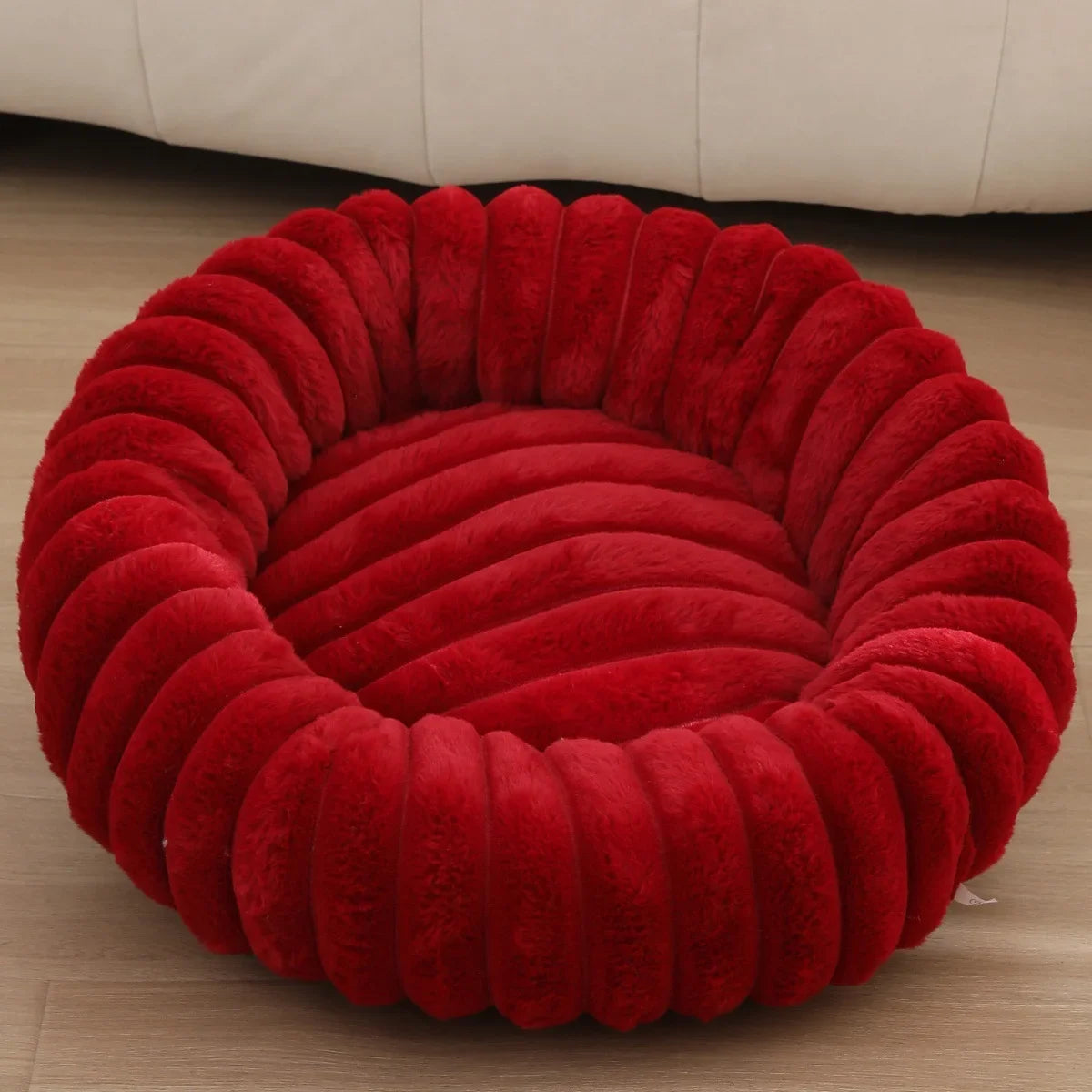 Round Pet Bed for Dog Bed Super Soft Cat/Dog Bed Winter Warm Sleeping