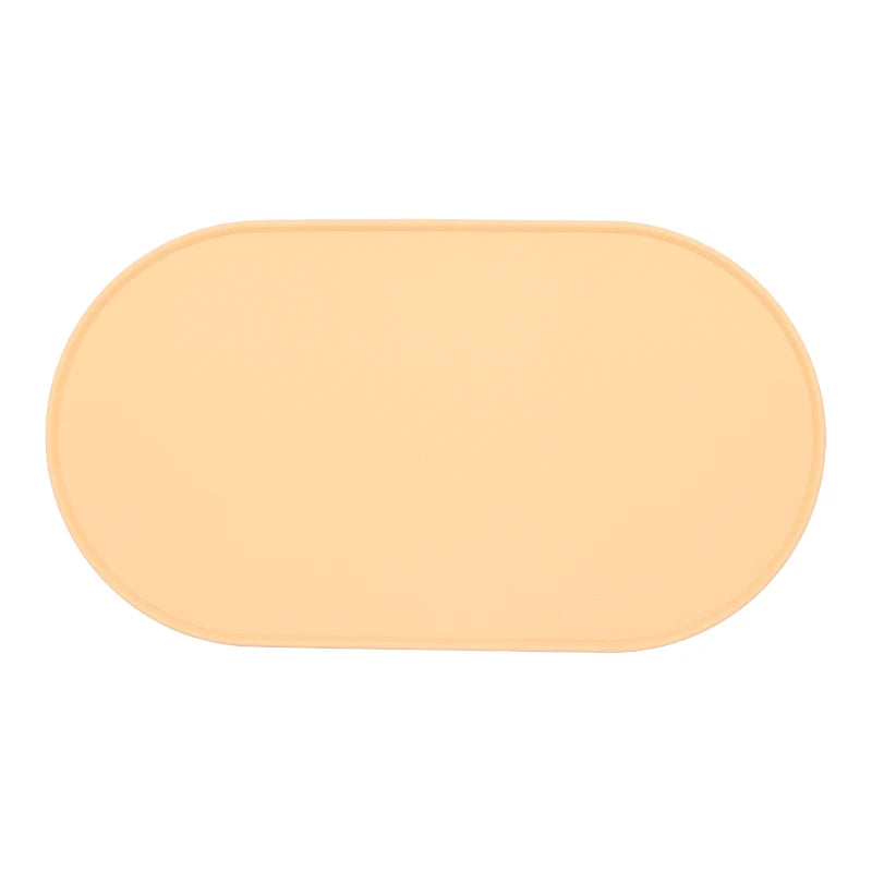 Silicone Pet Bowl Mat Placemat Waterproof Prevent Spills Dog Cat Food