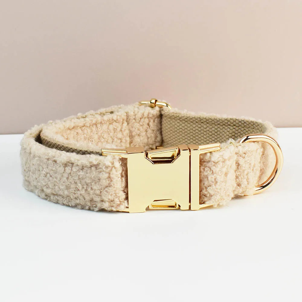Luxury Personalized Dog Collar Harness Leash set