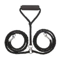 Pet Double Leash, 2 Way Couplers Dog Leash, Rope Elastic Extended Pet Leash