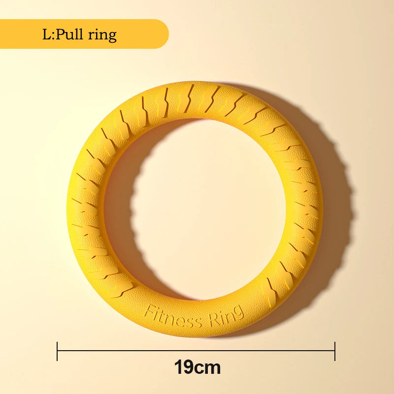 EVA Durable Dog Toys 4 Pack  Flying Disc + Ball + Tug Rope