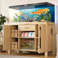 55-75 Gallon Fish Tank Stand with Power Outlets and Storage Drawer, Heavy Duty Aquarium Stand