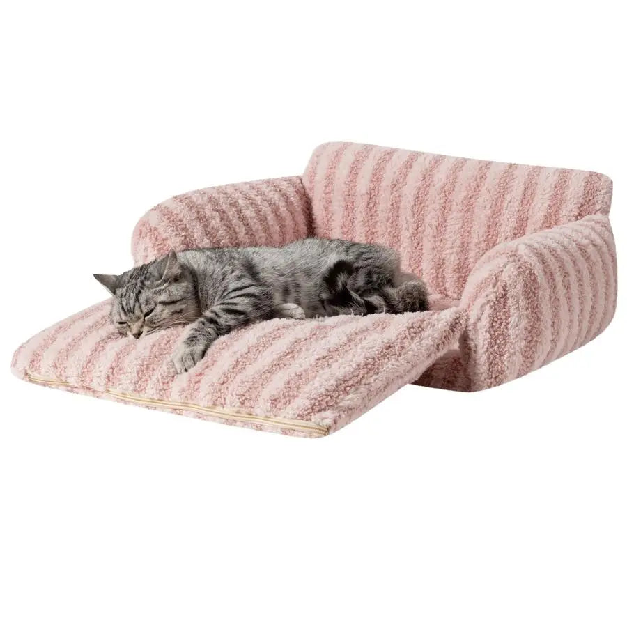 Fluffy Plush Soft Pet Couch Orthopedic Sofa Nest Beds for Small Cats and Dogs