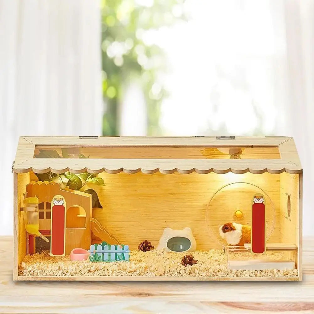 Chick Brooder Box Wooden Small Animals Habitat Easy Access