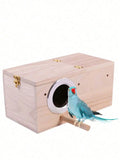 Parakeet Nest Box Bird House Hamster Nest, Suitable For Lovebirds, Cockatoos, Budgies, Finches