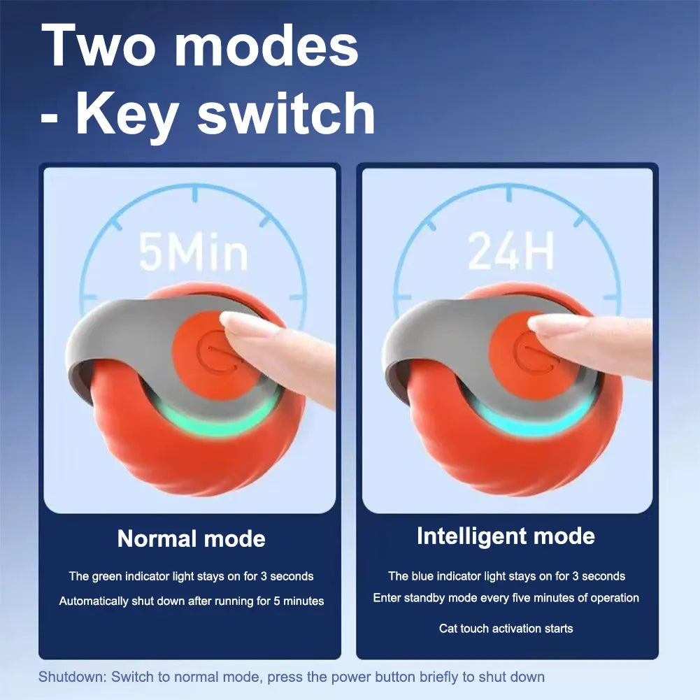 Smart Dog Toy Moving Ball Electronic Interactive Pet Toy