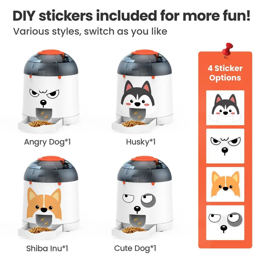 Dog Puzzle Feeder Toy, Interactive IQ Training, Electronic Treat Dispenser, Automatic Rechargeable with Remote