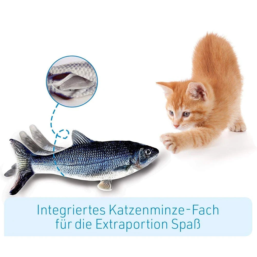 Cat Toy Fish Interactive Electric Floppy Fish USB Charger