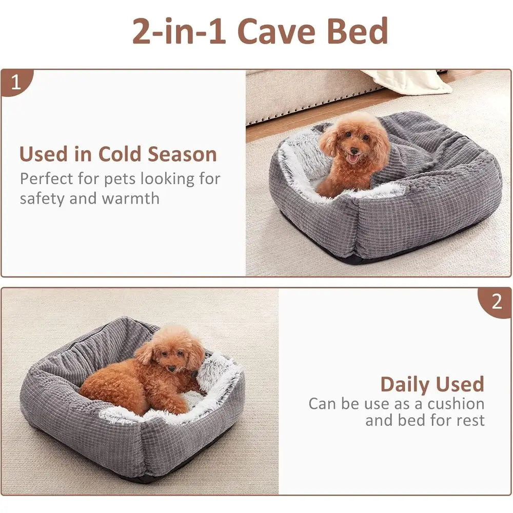 Dog Beds or Large Medium Small Dogs, Blanket Puppy Bed, Luxury Orthopedic Cat Beds