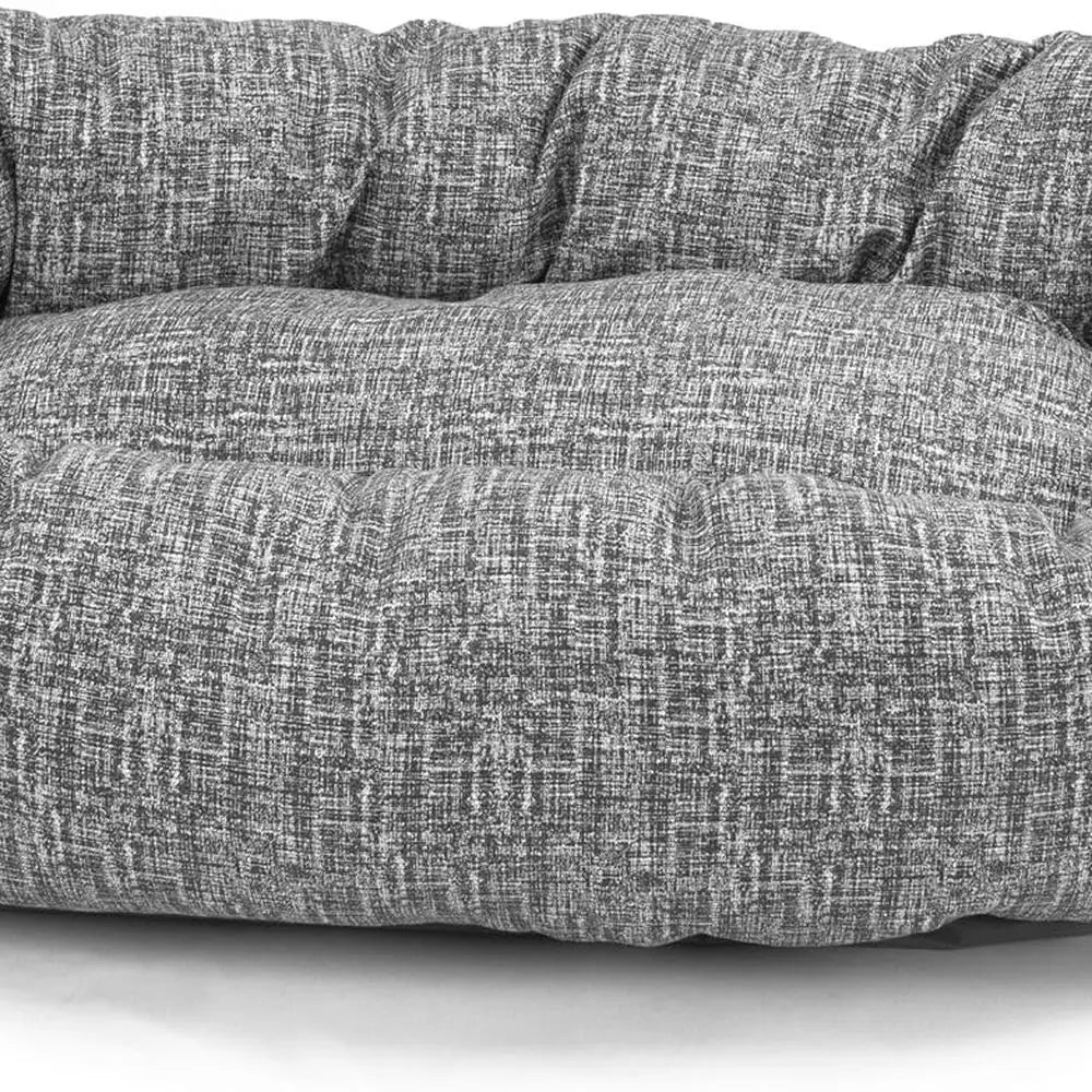 Large 40 Washable Donut Dog Bed - Soft, Spine-Supporting Round Mat for Dogs