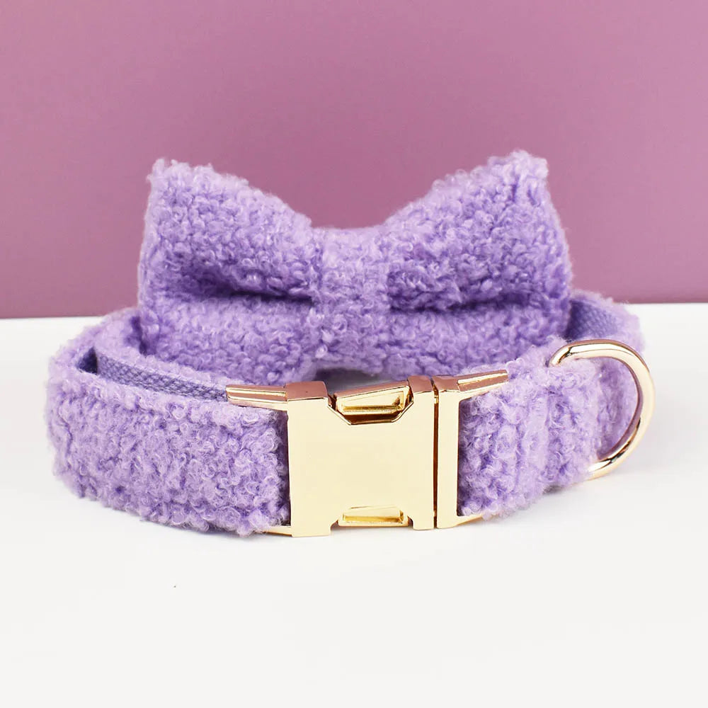 Luxury Personalized Dog Collar Harness Leash set