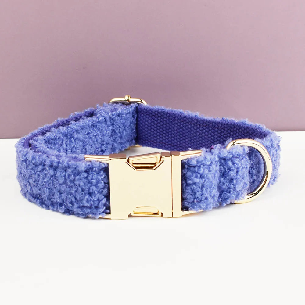 Luxury Personalized Dog Collar Harness Leash set