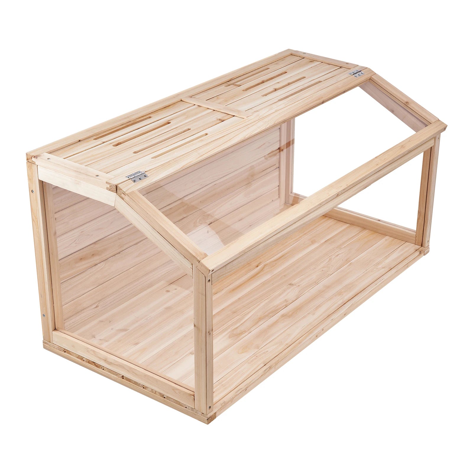Wooden Hamster Cage 270° Viewing With Openable Top Ventilated Animal Cage