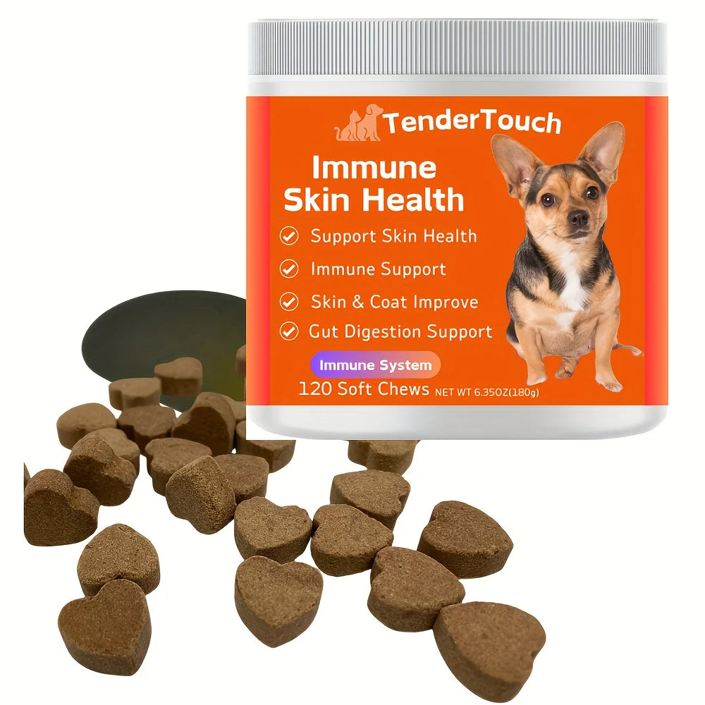 240 Chews - 2 Pack  TenderTouch Allergy & Immune Supplement for Dogs