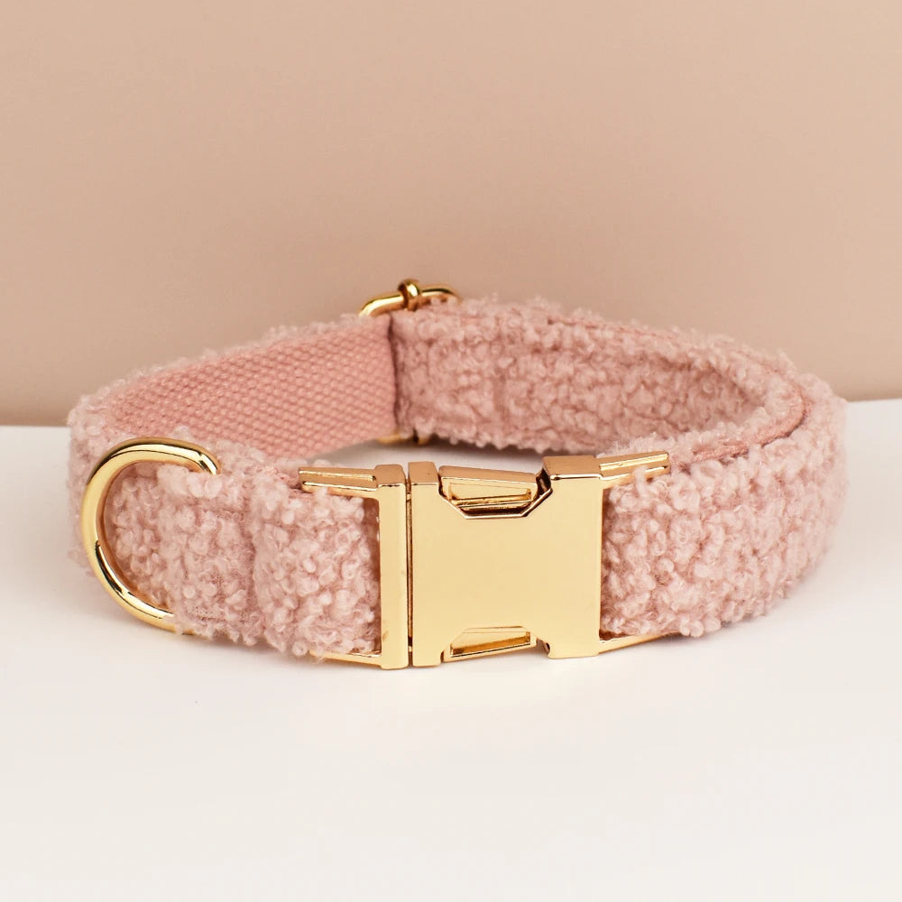 Luxury Personalized Dog Collar Harness Leash set
