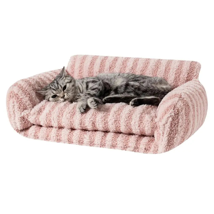 Fluffy Plush Soft Pet Couch Orthopedic Sofa Nest Beds for Small Cats and Dogs