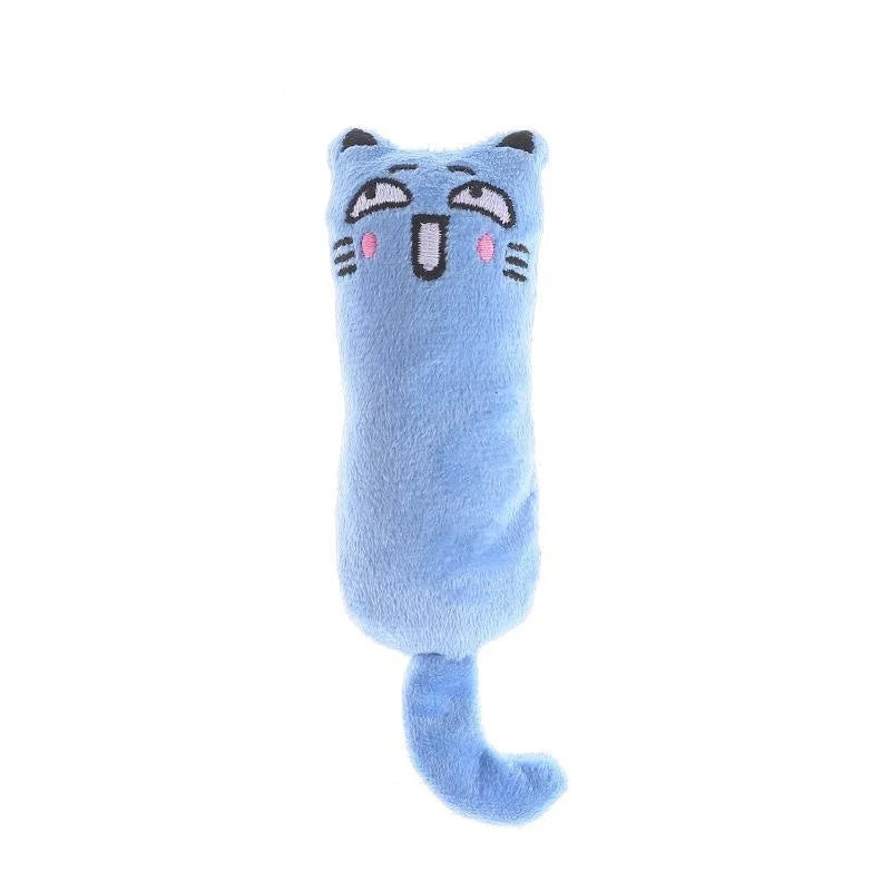 Pet Toy Rustle Sound Catnip Toy Cat Supplies, Teeth Grinding Cat Plush Thumb Pillow