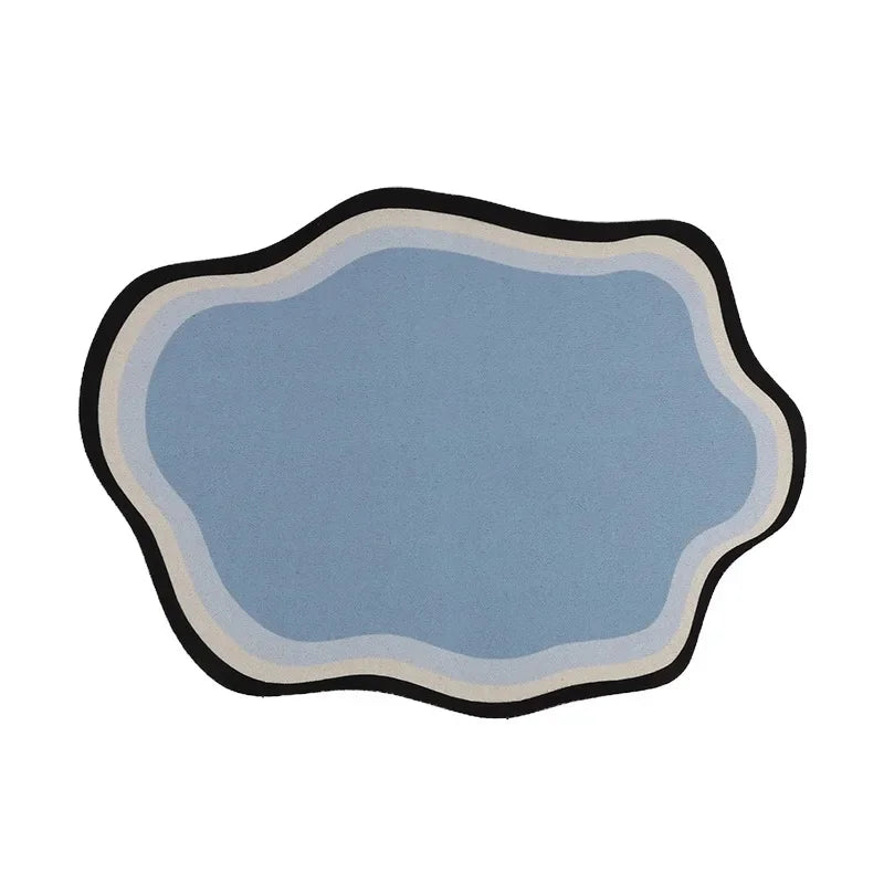 Absorbent Solid Colour Pet Mats Quick-dry Non-Slip Absorbent Wear-Resistant Leak-Proof