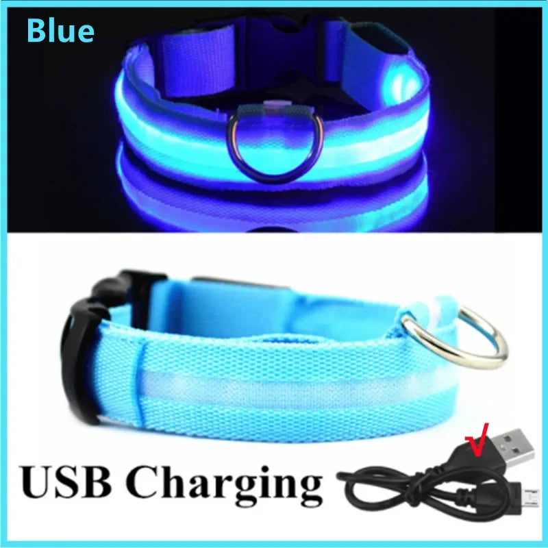 3 Modes Dog Luminous Charge Collar Loss Prevention Collar/Pet Accessories