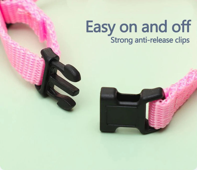 Rabbit/Cat Harness and Leash Set, Adjustable Pet Lead Leash for Small Animals