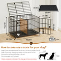 Heavy Duty Dog Crate for Large, Medium & Small Dogs. Indestructible, Escape-Proof