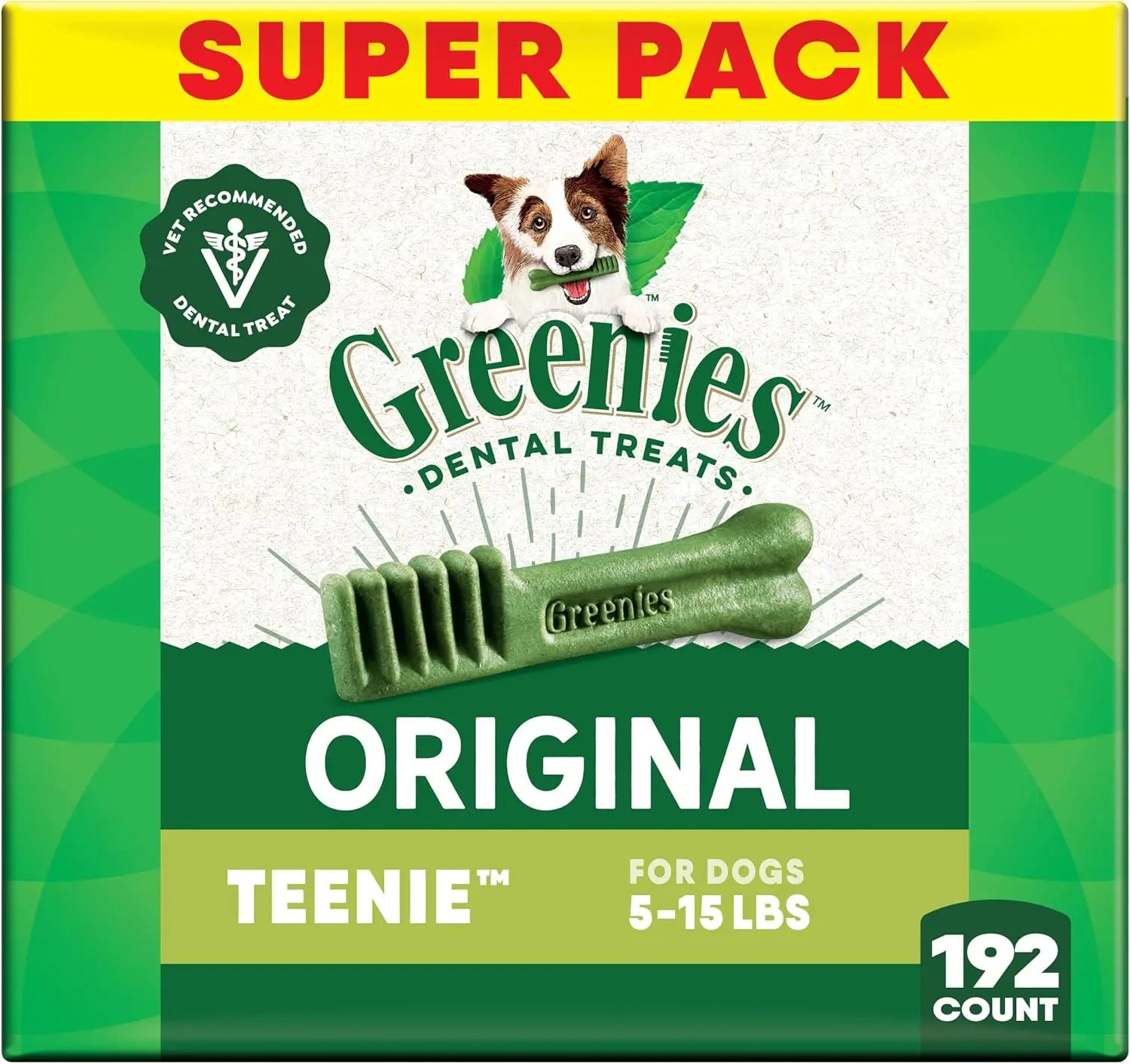 Veterinarian-Recommended Natural Dental Dog Treats Teenie Size