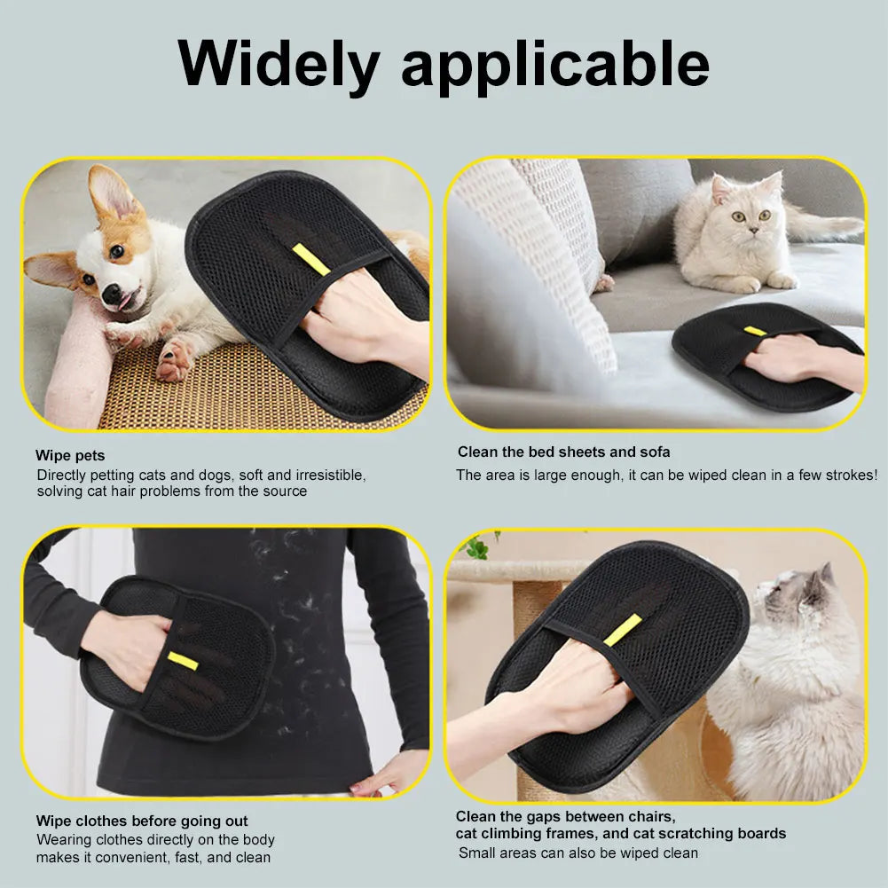 Pet Grooming equipment Gloves Deshedding Glove pet hair remover