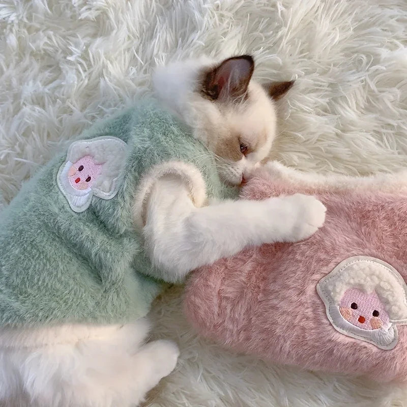 Cats Accessories Pets Warm Kittens/Puppy Clothes for Winter