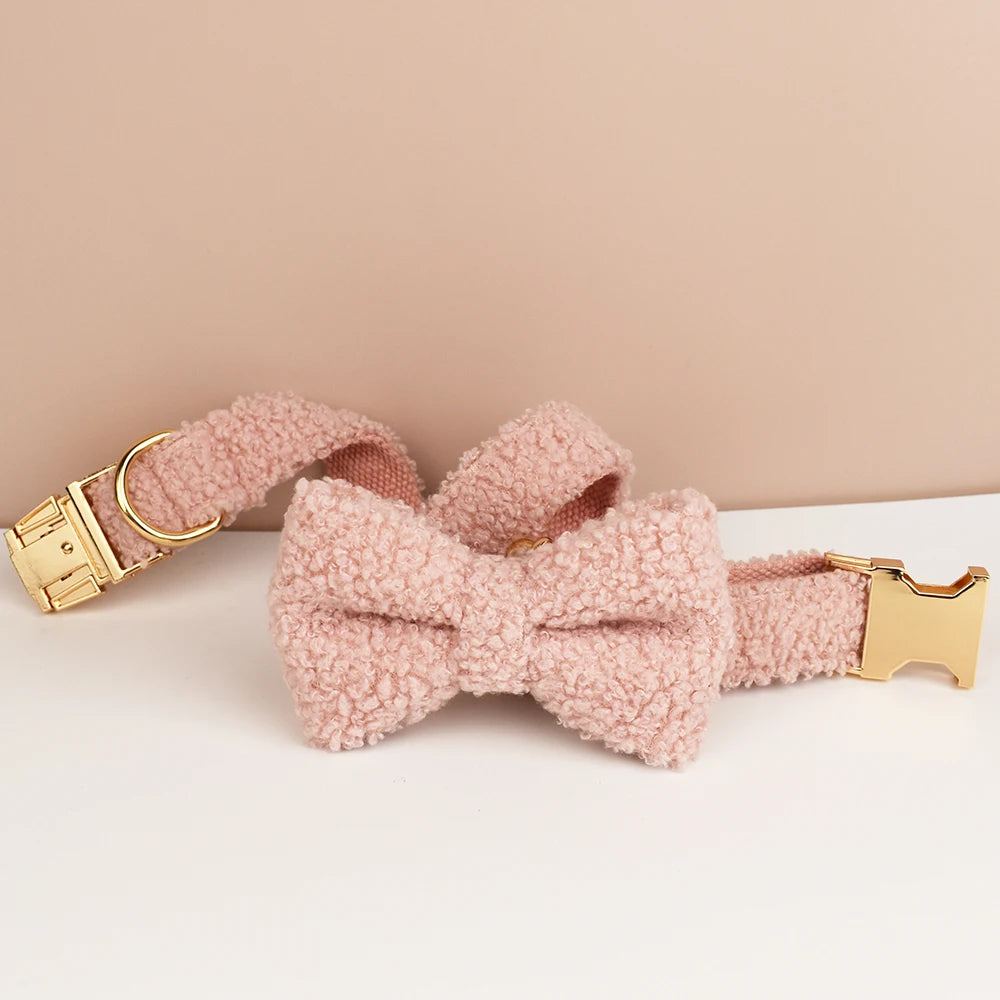 Luxury Personalized Dog Collar Harness Leash set