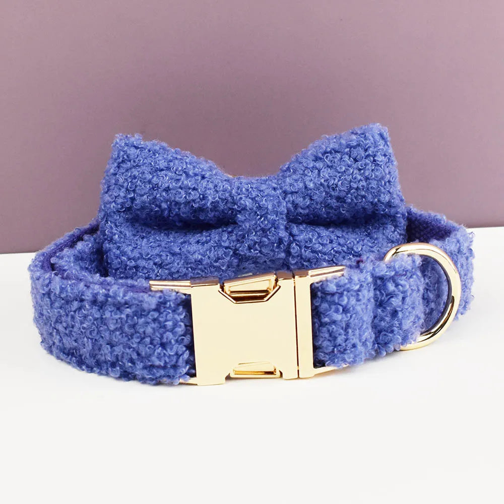 Luxury Personalized Dog Collar Harness Leash set