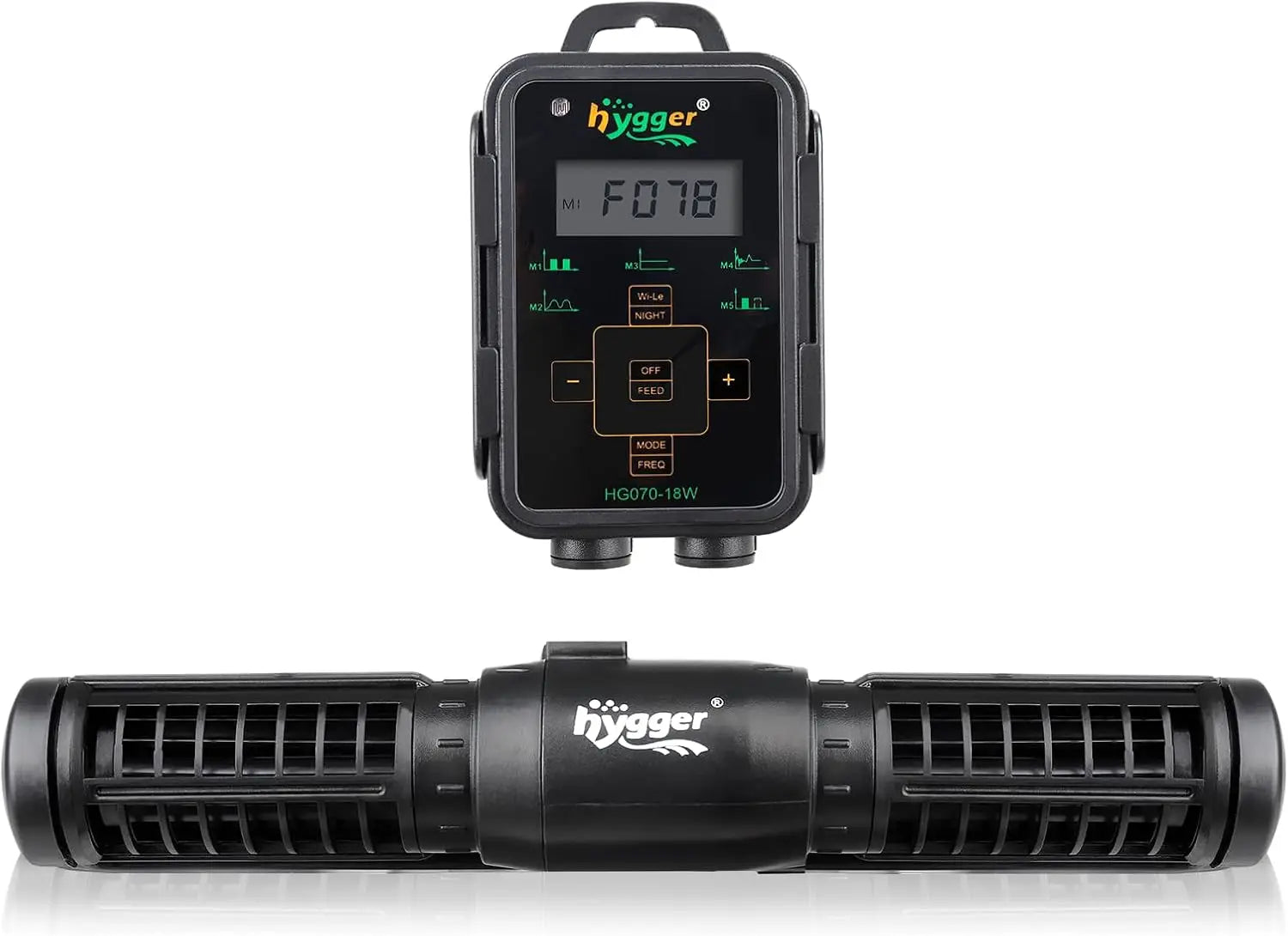 Adjustable Aquarium Wave Maker with LED Controller,For Freshwater & Saltwater Tanks Up to 135 Gallons