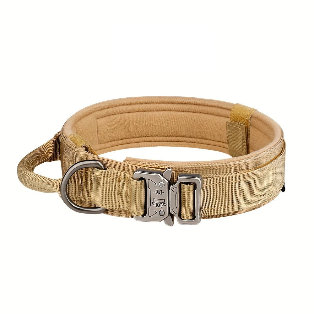 Dog Training Collar Adjustable Tactical Dog Collar And Leash Set  For Small Big Dogs
