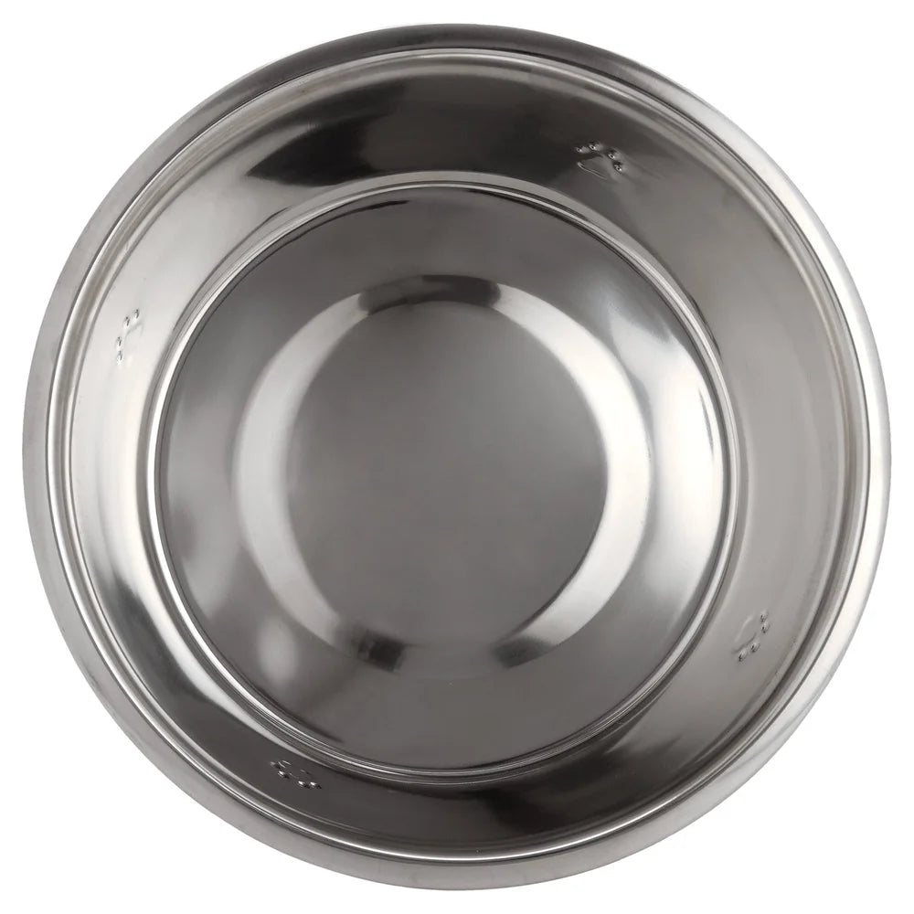 Stainless Steel Dog Bowl 2 Pack Large Non Slip Durable Dishwasher Safe High Gloss Finish Easy Clean