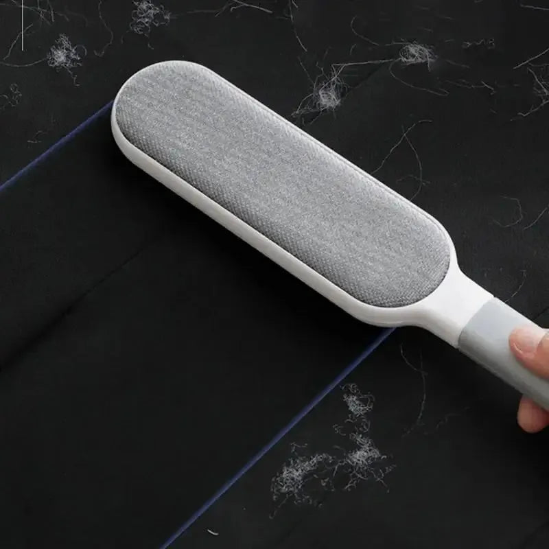 Double-Sided Pet Hair Remover, Manual Electrostatic Sticky Lint Brush
