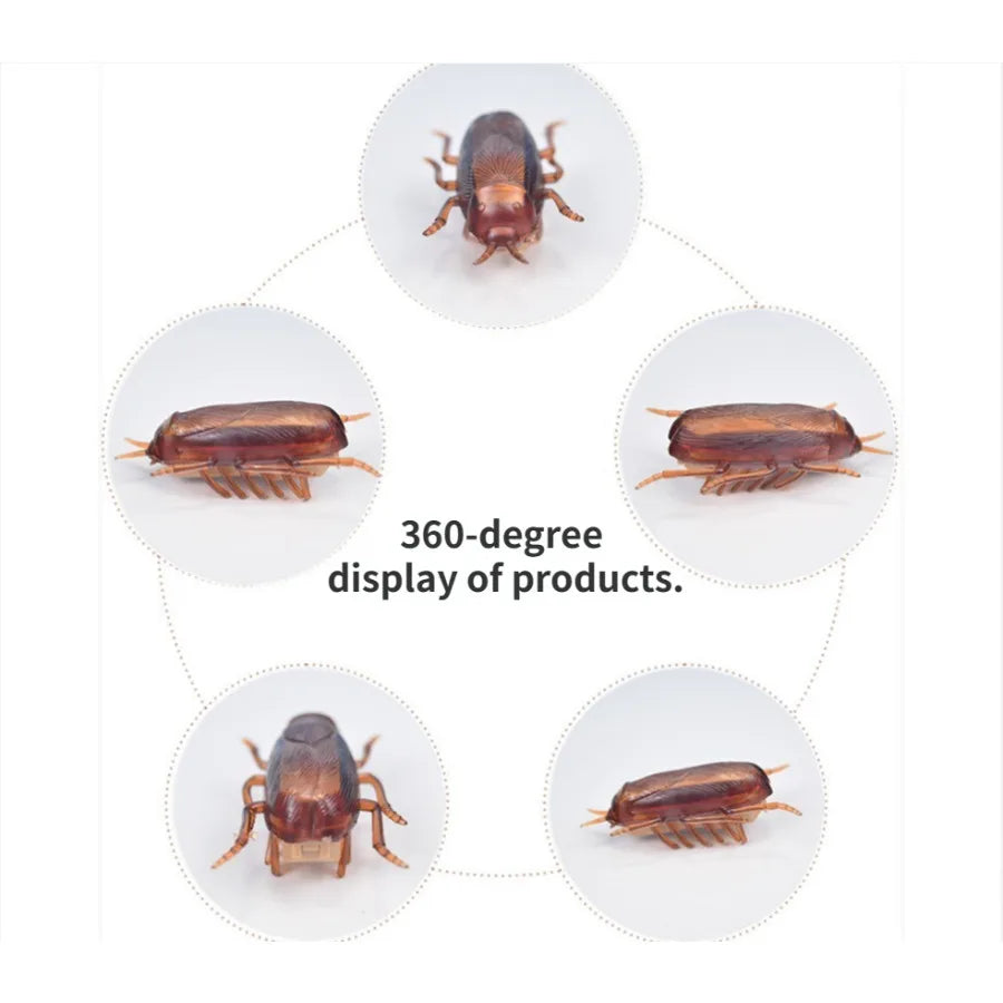 Funny Simulation of Cockroaches Interactive Training Play Toy
