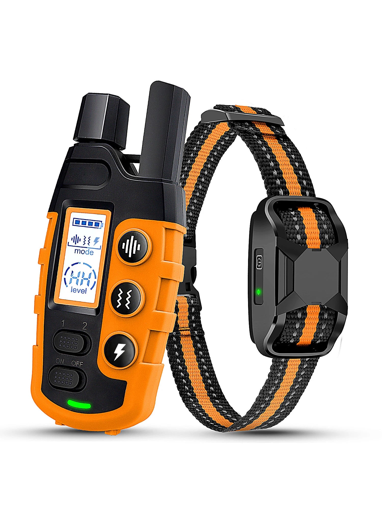 3300Ft Electric Dog Training Collar Remote Control Waterproof With Vibration