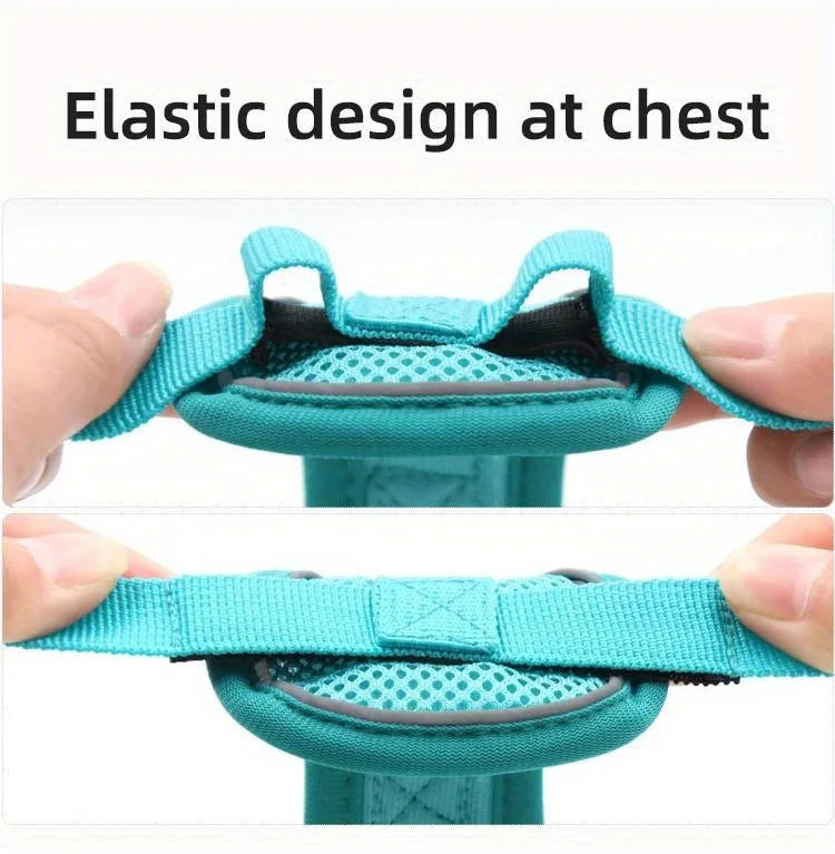 No Pull Dog Harness and Leash Set Adjustable Pet Harness Vest Reflective