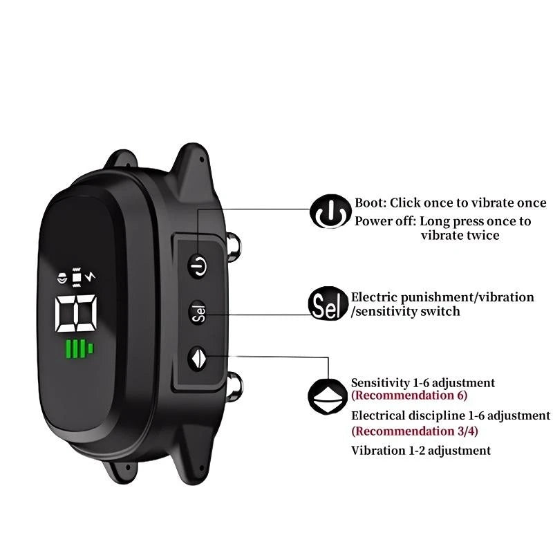 Waterproof Dog Bark Collar,Rechargeable Anti-Bark Collar For Dog